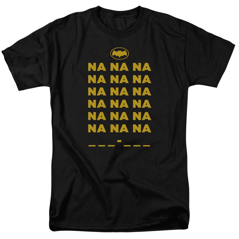 Classic Batman Na Na Na T-shirt Mens Licensed Classic TV Merchandise Black M