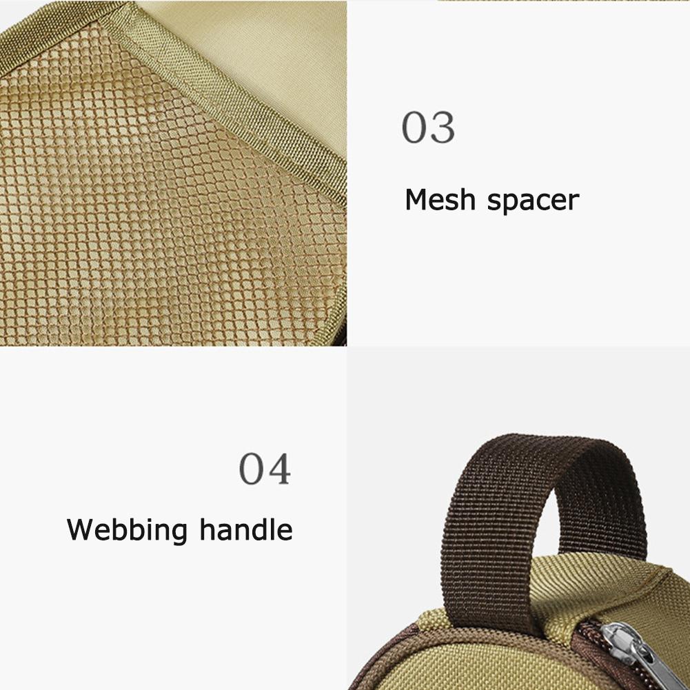 Sierra Bowl Organizer Large Capacity Outdoor Camping Travel Barbecue Picnic Pouch Oxford Fabric Portable Sierra Cup Storage Case