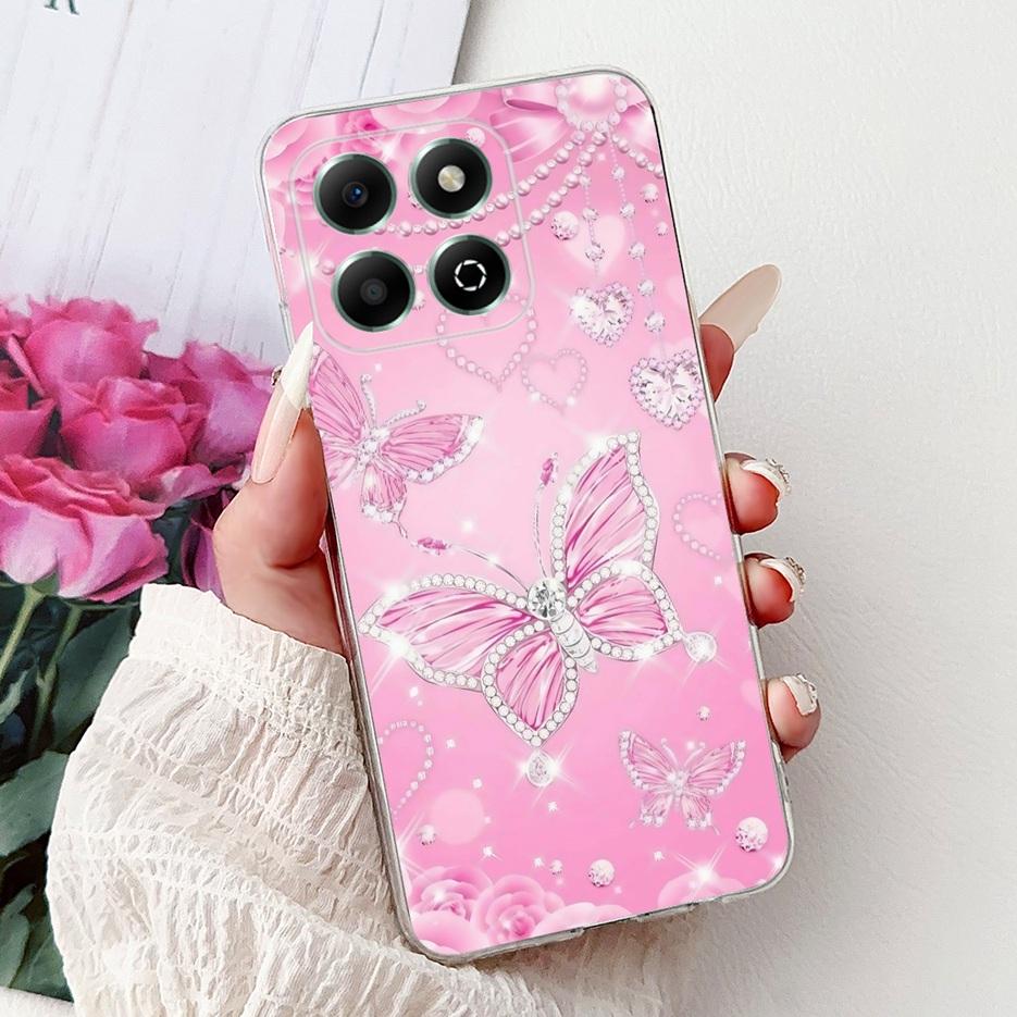 Für Honor X6b Hülle JDY-LX1 JDY-LX2 Niedliche Glückskarpfen Bemalte Abdeckung Weiche Dünne Handyhülle Für Honor X6a X 6b HonorX6a HonorX6b Fundas