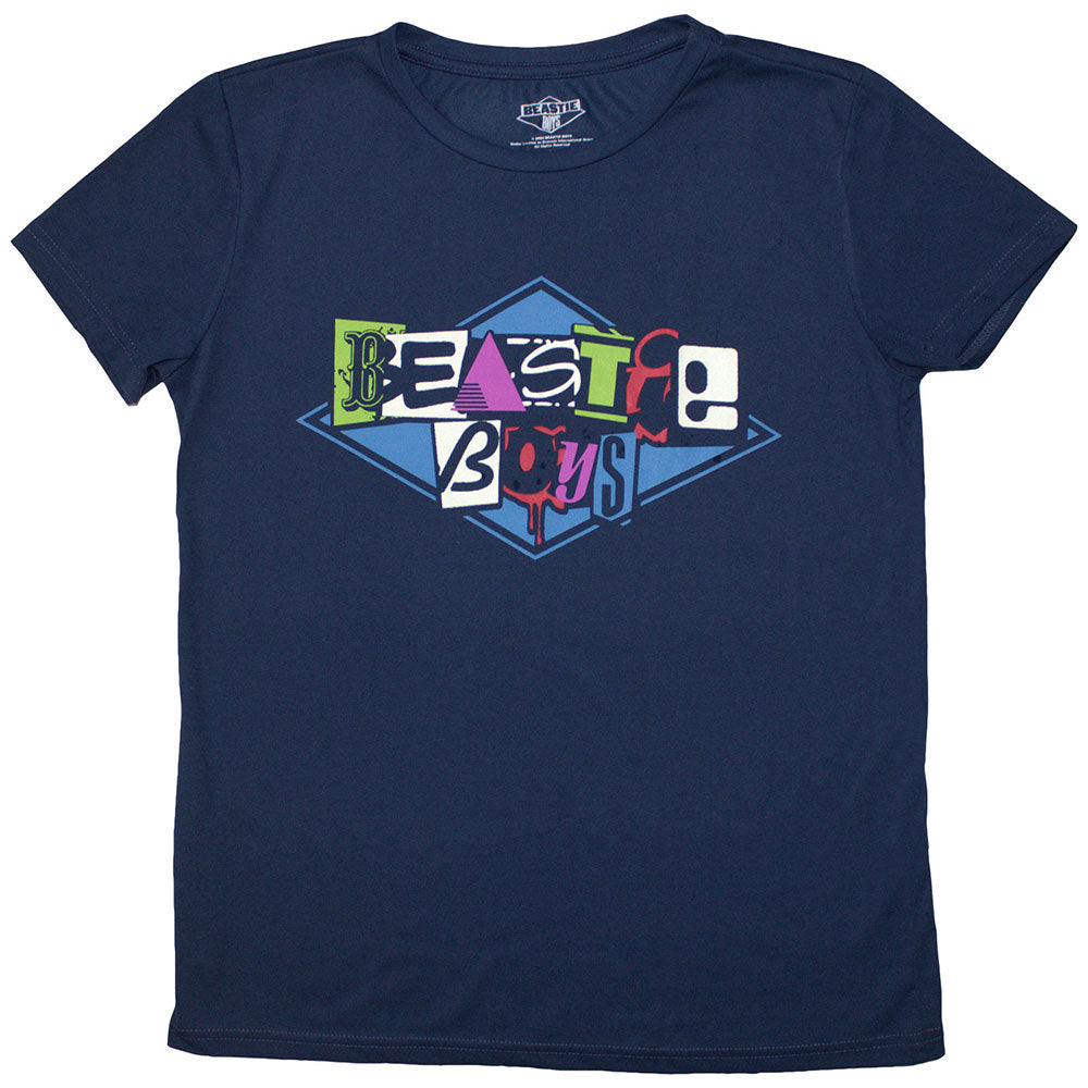 The Beastie Boys Ladies Slim Fit TShirt Multicolour Logo OFFICIAL NEW XL
