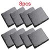 4-12pcs Stone Coasters Square Slate Drink Coasters for Cups Bar Mugs Glasses Kitchen Cup Mat Drink Coaster for Kitchen Gadgets