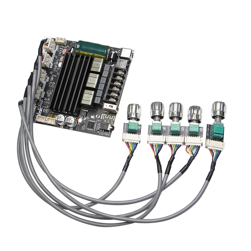 Sound Amplifier Board ZK ST21 100W 100W 200W 2.1 Channel Bluetooth Digital Sound Power Amplifier Module