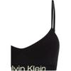 Calvin Klein Mild Jacquard Light Sports Soft Padded Wireless Bra Women Bras Space-Black QF7398AD-UB1