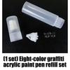 Pack of 8 Refill Able Empty Markers Precisions Smooth Writing and Inks Filling Ideal for Artists and Creative Projects