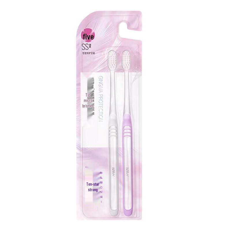 Профессиональная мягкая зубная щетка Shuke для ухода за деснами (2-Pack)