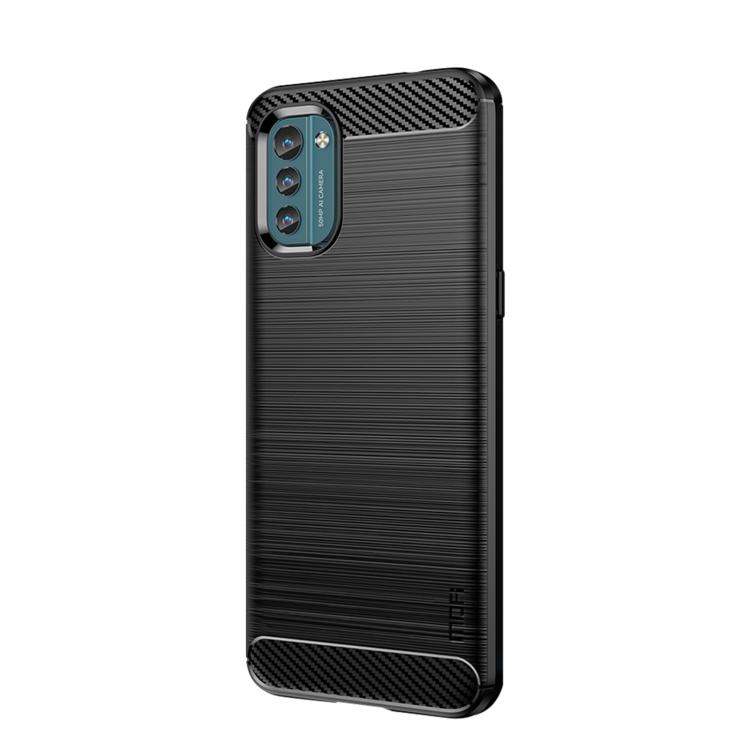 Für Nokia G11 / G21 MOFI Gentleness Series Gebürstete Textur Kohlefaser Weiche TPU Hülle