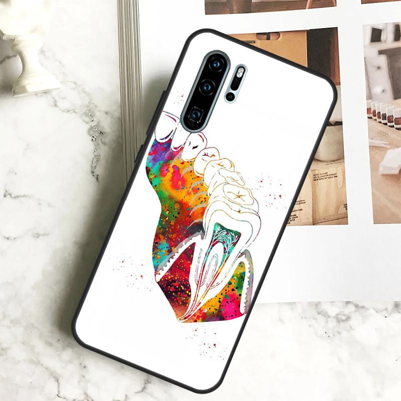 The Dentist Tooth For Huawei Nova Y70 Y72 Y73 Y60 Y90 Y61 Y91 7i 8i 11i 12i 12s 9 10 SE P20 P30 P40 Lite Case