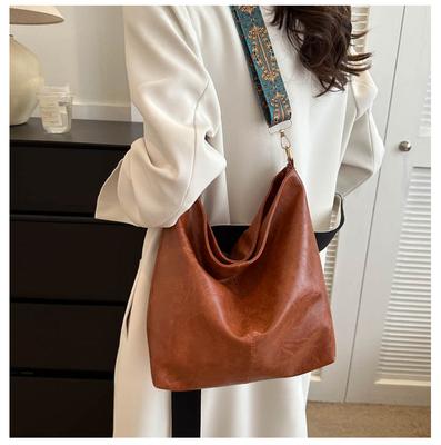 Vintage etnická taška přes rameno pro ženy PU kůže kbelíková taška luxusní styl crossbody taška dámská messenger taška nákupní taška peněženka