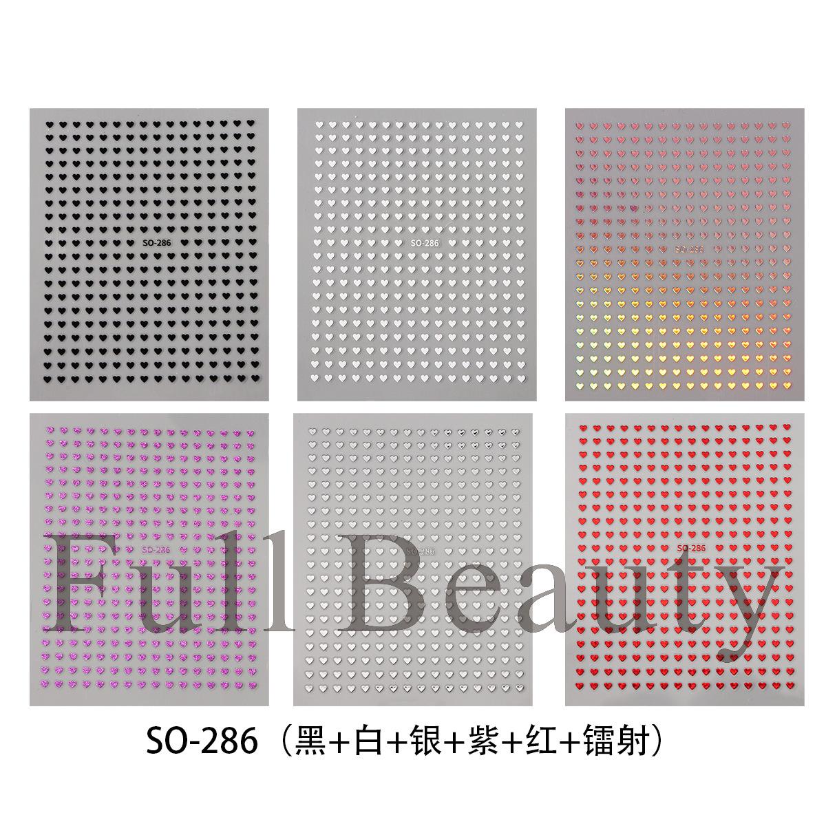 

New Nail Art Sticker Set ins Little Star Pentagram Laser Nail Art Sticker