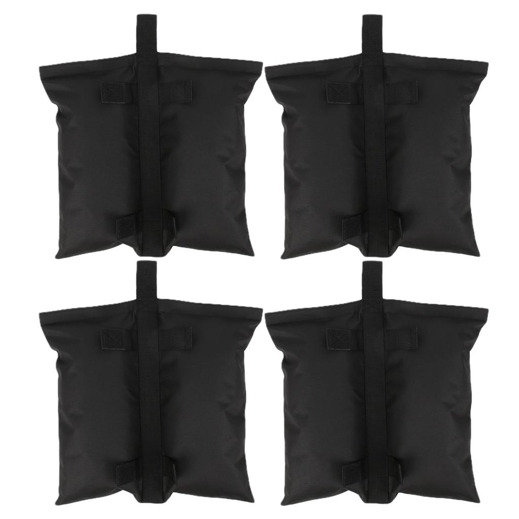 4pcs Tent Sandbag Windproof Outdoor Canopy Weight Bags Oxford Cloth Fixed Tent Legs Weight