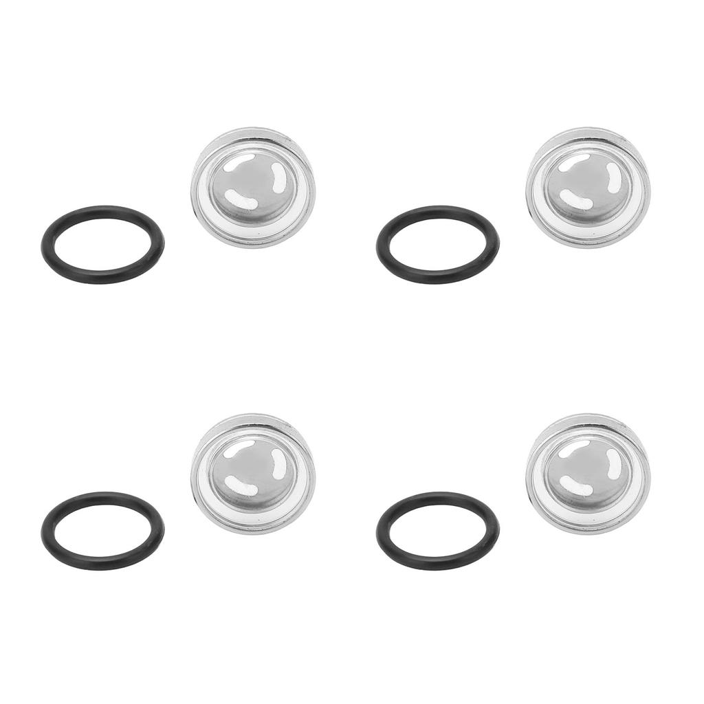 4 Pcs Brake Master Cylinder Reservoir Sight Gasket Set Motorcycle Accessory for Scooter ATV Dirt Bike
