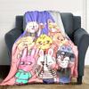 1Pc Kawaii Friends Together Blanket For Couch Bed Plush Cozy Fuzzy Blanket Super Soft Warm Blankets For Fall And Winter 091841