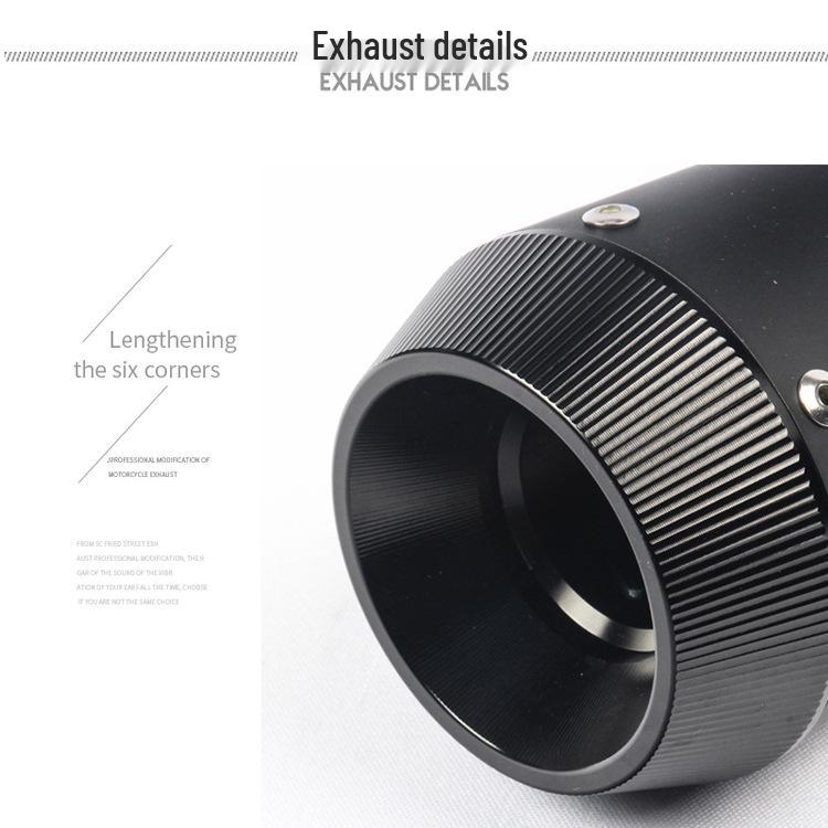 Enhanced Exhaust Pipe for ZX6R Sai 600, Kymco 450RR, GSX/DL250, CBR/NX400R