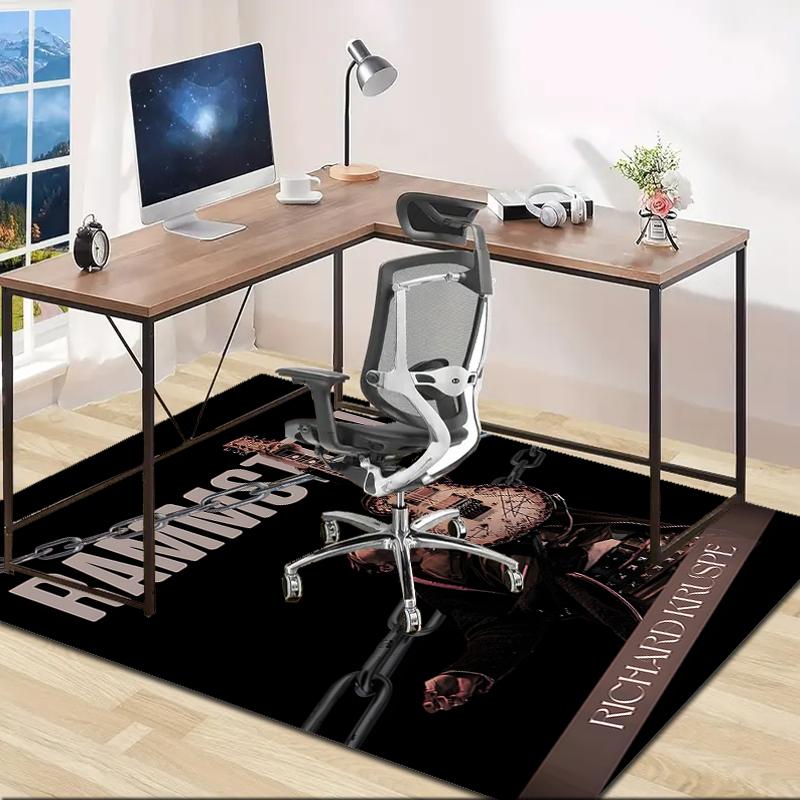 1 Stück Rammstein1 Design Teppich - Rutschfest, Weich & Gemütlich Fußmatte für Wohnzimmer, Schlafzimmer, Büro - Innen-/Außenbereich Dekorteppich
