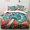 Back To The Future Clasic Movie Retro Beding Set Printed With Pilowcase Soft Duvet Cover Soft Single Double Quen Super King-Sized Dimensionsd