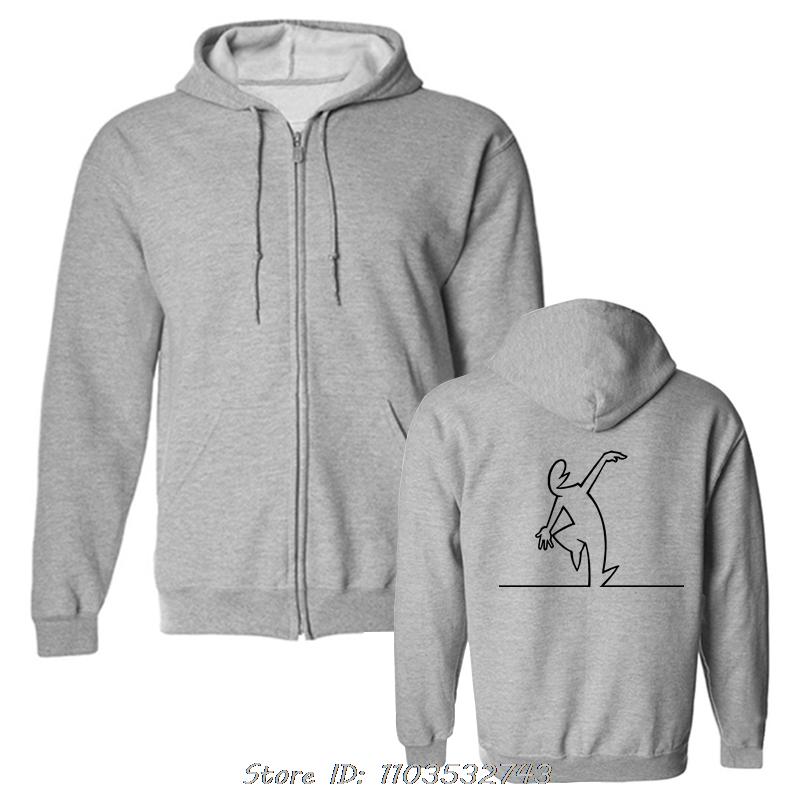 La Linea The Line Osvaldo Cavandoli TV New Men's Women Oversized Hoodie Fashion Cotton Pullover Hoody Clothing Oversized Tops