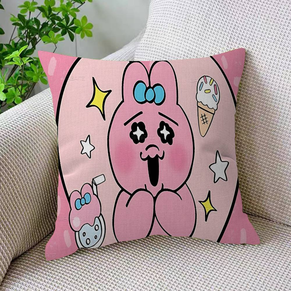 Popular Cute O-Opanchu U-Usagi Cushion Cover Decorative Pillow Sofa Home Decor Case Pillow Cases