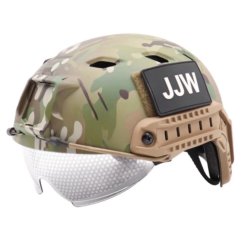 JJW Outdoor Sports Helmet  Goggles Set