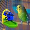 Bird Leakage Toy Wear-resistant Stable Structure House Shape Pet Bird Parrot Food Feeder Bird Supplies