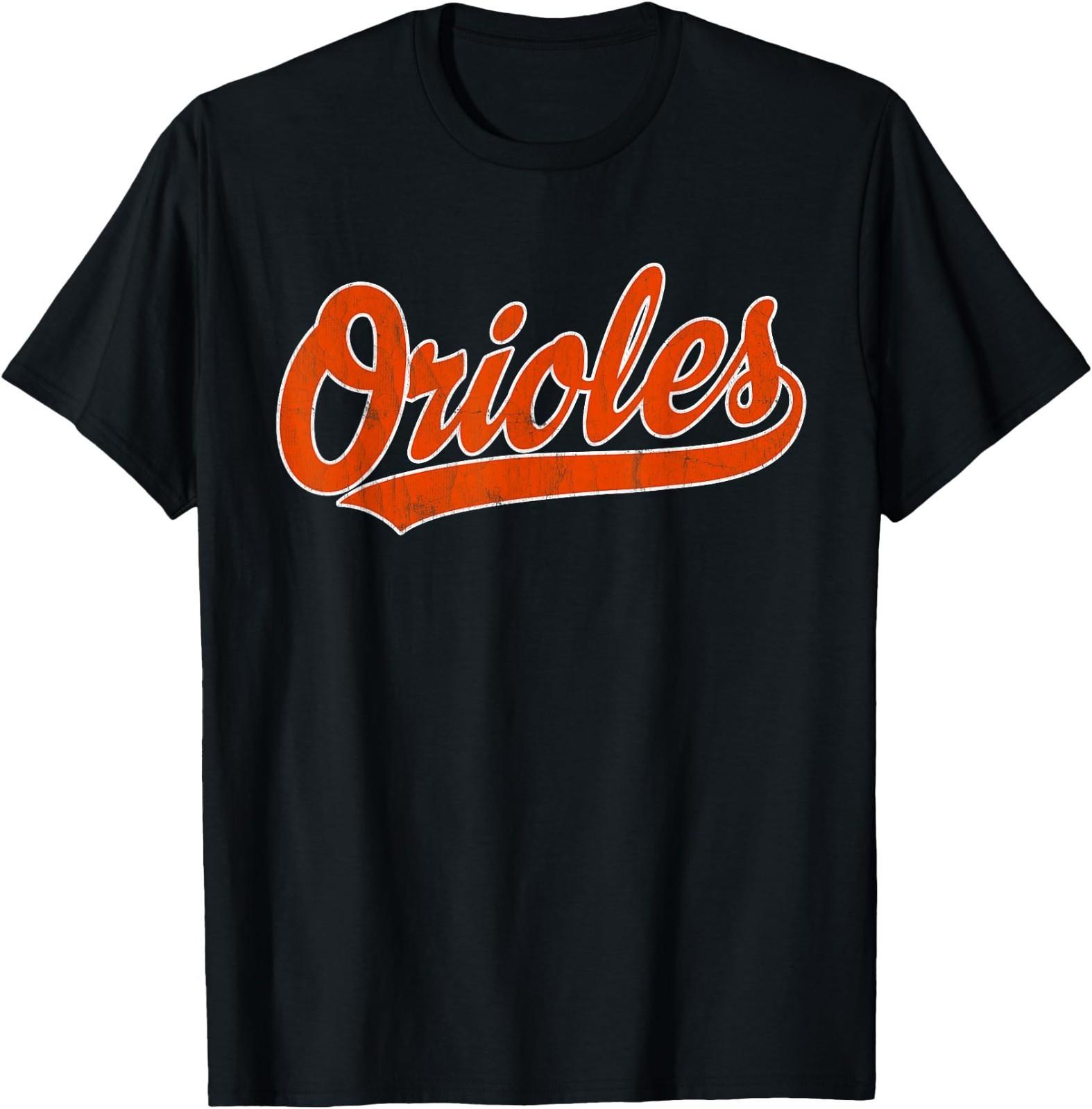 Retro Oriole Vintage Athletic Design for Women Men Kids T-Shirt S