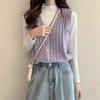 Korean Retro Cable Knit Vest Women V Neck Sweet Pastel Sleeveless Sweater Waistcoat Wholesale