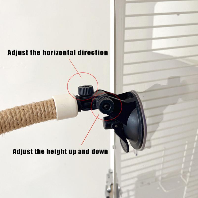 Bird Perch Toy Bendable Rope Perch Stand Portable Grinding Stick Training Toys Birdcages Accessories For Small And Medium Birds