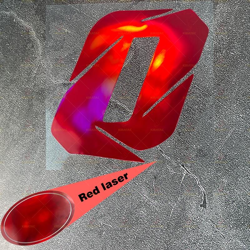 1pc Red Laser Motorcycle Number Stickers Waterproof for Refit Motorbike Helmet Fairing Bicycle Scooter Universal Vinyl Decals