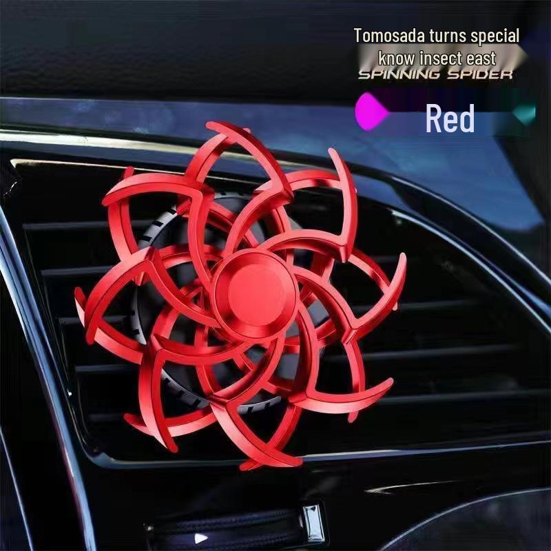 Spider Snowflake Car Vent Air Freshener - Long-lasting Light Scent Aroma Balm Odor Eliminator