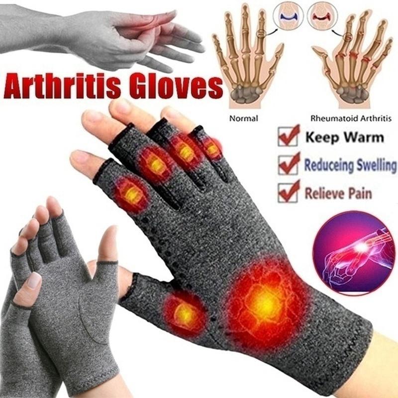 

1 Pair Compression Arthritis Gloves Wrist Support Cotton Joint Pain Relief Hand