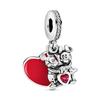 Danturn 925 Silber Charms Verhedderter Mickey Minnie Mulan Anhänger für Frauen Schmuckherstellung Armbänder Halskette