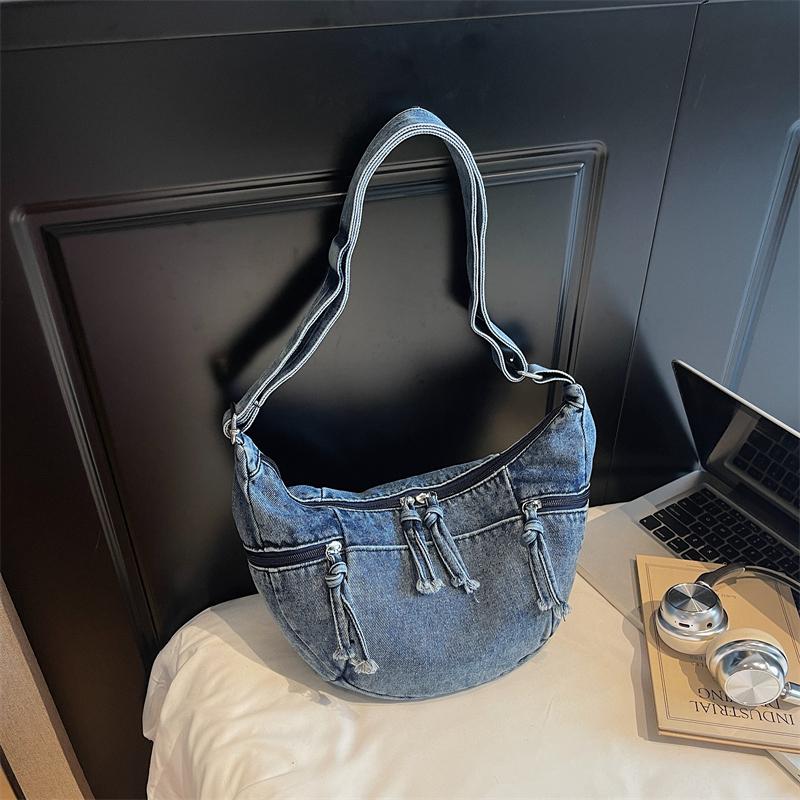 Denim Shoulder Bag Women's Tote Crossbody Bag