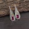 Pink Tourmaline 925 Solid Sterling Silver Earring, Handmade Gemstone Jewelry Earring, For Memorial Day