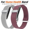 Nastavitelné sportovní náhradní řemínky z nylonové smyčky pro Hume Health Band 20mm Sportovní fitness tracker Prodyšný náhradní řemínek na zápěstí pro HUME Příslušenství