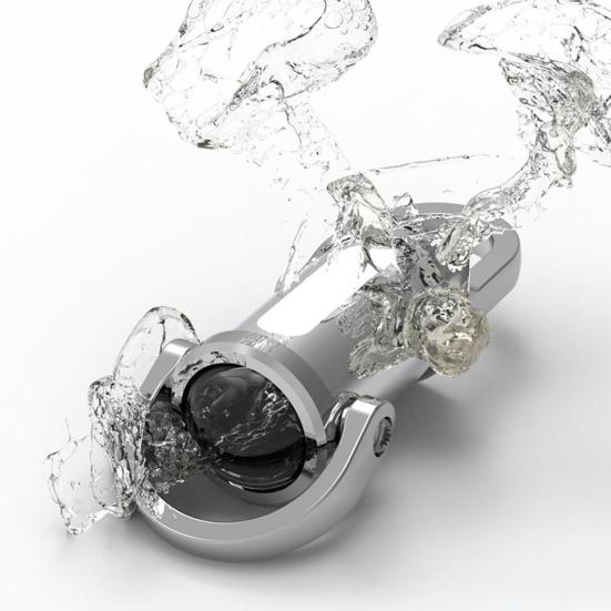 Rechargeable LED Flashlight High Brightness 3 Lighting Modes Waterproof Compact Portable Keychain Flashlight Mini Torch