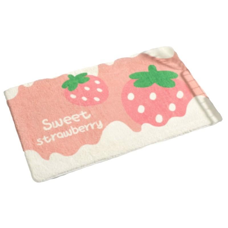 Toilette Badezimmer Saugfähig Anti Rutsch Fußmatte Badezimmer Saugfähige Bodenmatte Haushalt Tür Schlafzimmer Klein Frisch Kaschmir Teppich