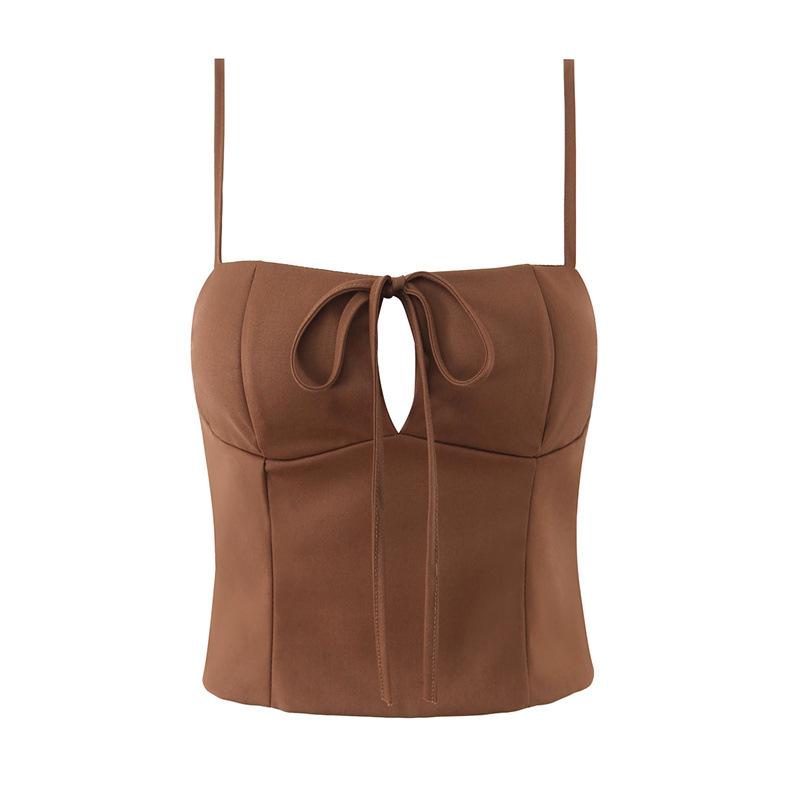 

Pure Desire Strappy Bandeau Camisole & Ruffled Mini Skirt Set Medium