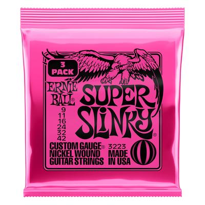 ERNIE BALL Super Slinky 3223 Χορδές Ηλεκτρικής Κιθάρας (09-42) 3-Συσκευασία