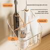 Bohrloser Wandhalter für Zahnbürsten & Aufbewahrungsregal für Badezimmer-Essentials