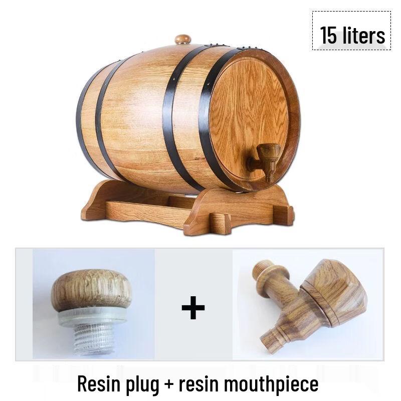 Solid Wood Oak Wine Barrel