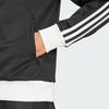 Adidas Originals Letter Logo Striped Stand Collar Jacket Women Jackets Black HZ3743