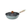 Maifan Stone Non-Stick Frying Pan: Volcanic Rock, Induction & Gas Compatible, Heightened Design, Small Household Cookware.