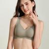 Damen Push-up Nahtloser Latex-Westen-Stil Bügelloser BH