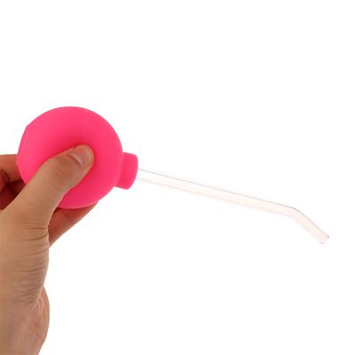 15/90 Degrees Long Glass Tube Tonsil Stone Remover Tool Suction Ball Manual Style Cleaning Mouth Care Tool Freshens Breath
