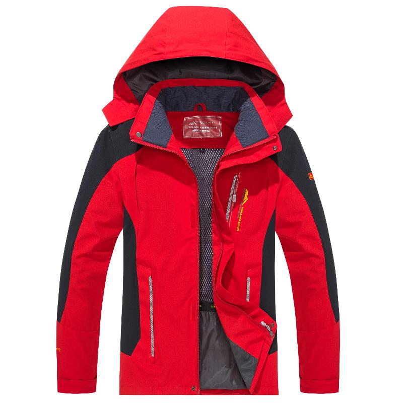 Men's Waterproof Hiking Jacket Large Size Windproof Windbreaker Trekking Fishing Coat Men Outdoor