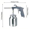 Pneumatic Air Sand Blaster 2.5bar 450ml Portable Sandblasting Gun 1/4inch SandBlasting Device with Nozzle for Removing Rust