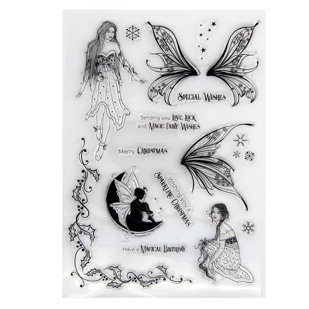 Clear Stamps for Card Making Transparent Stamps Clear for Paper Card Photo Album and DIY Scrapbooking Crafting Supplies