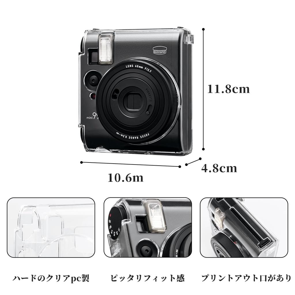 Rieibi FUJIFILM instax mini99 Hülle, instax mini99 Hülle, Sofortbildkamera mini99 Hülle, instax Film, instax mini99 Kameratasche, instax Kamera Schutz