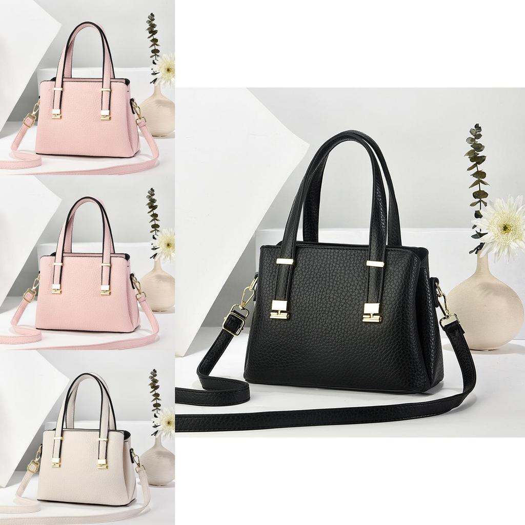 Urban Minimalist Womens Pu Tote Bag With Zipper Closure For Daily Use