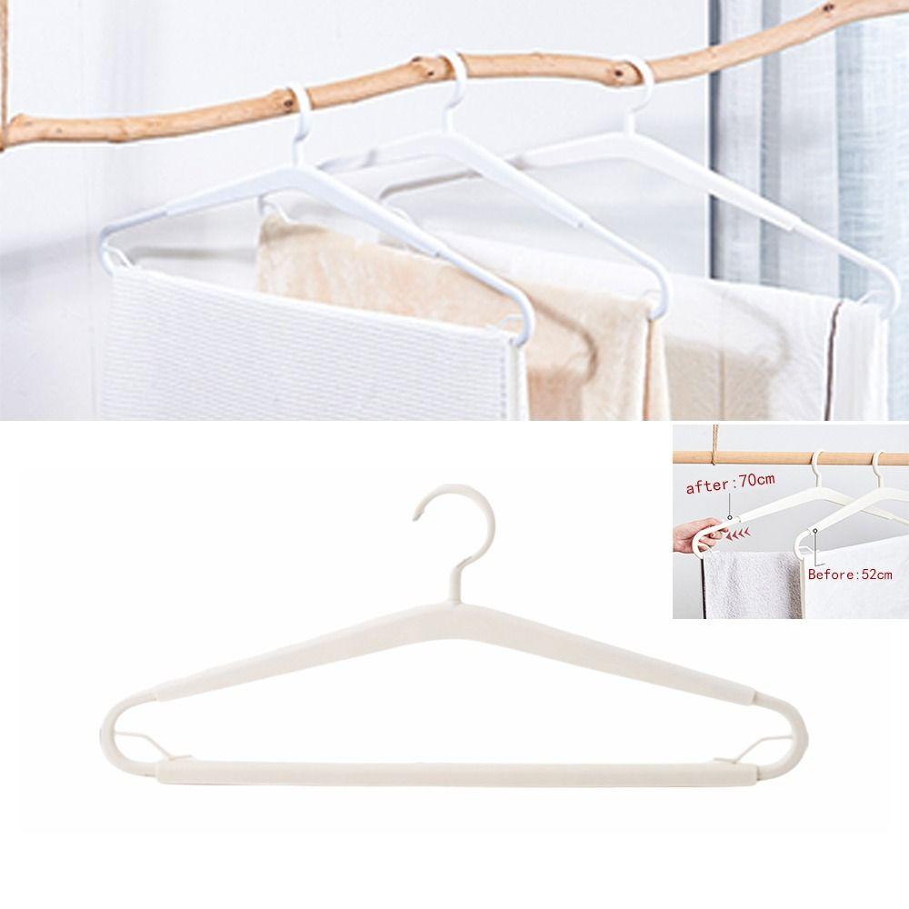 360° Rotating Folding Quilt Hanger Plastic Long Bath Towel Rack Household