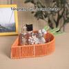 Decorative Snacks and Nut Holder Food Serving Tray Carrot Shaped Snacks Keys Organizer for Living Room or Entryway